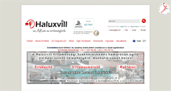 Desktop Screenshot of haluxvill.hu