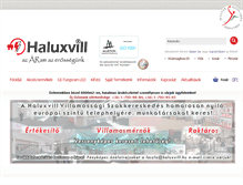 Tablet Screenshot of haluxvill.hu